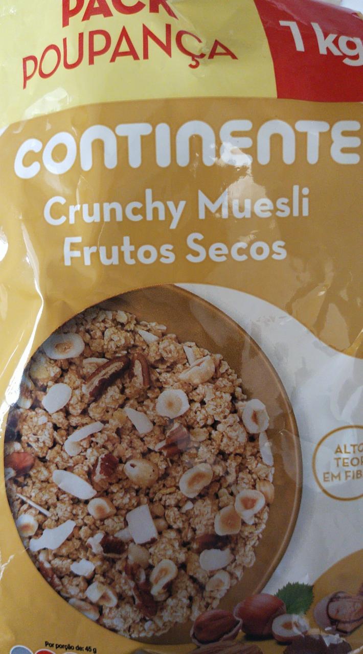 Fotografie - Crunchy Muesli Frutos Secos Continente