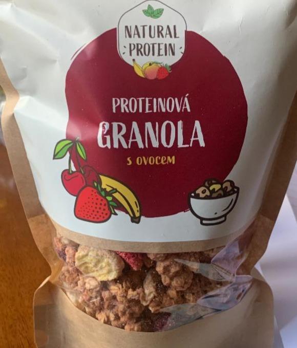 Fotografie - Proteinová granola s ovocem Natural protein