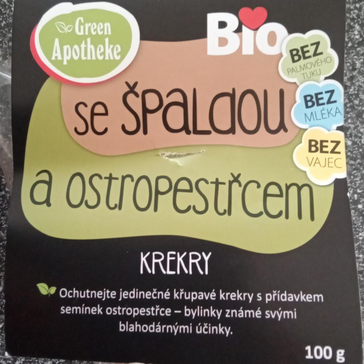 Fotografie - BIO krekry se špaldou a ostropestřcem Green Apotheke