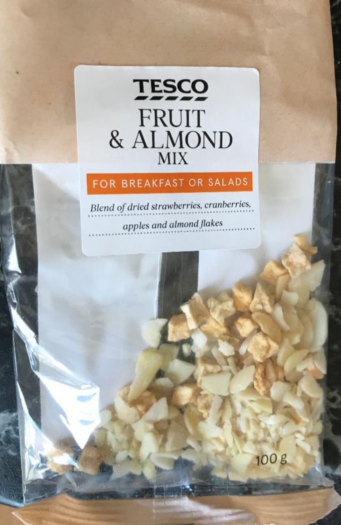 Fotografie - Fruit & Almond Mix Tesco