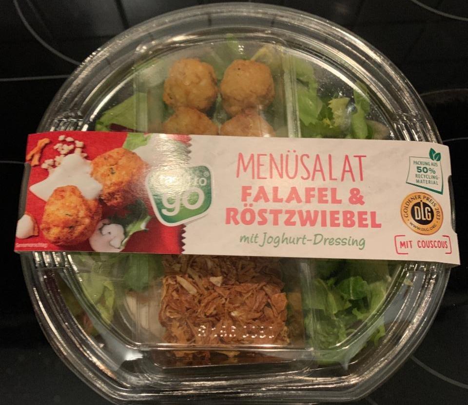 Fotografie - Menüsalat Falafel&Rostzwiebel taste to go