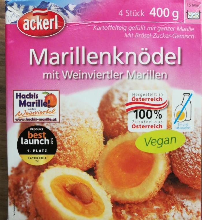 Fotografie - Marillenknödel vegan Ackerl