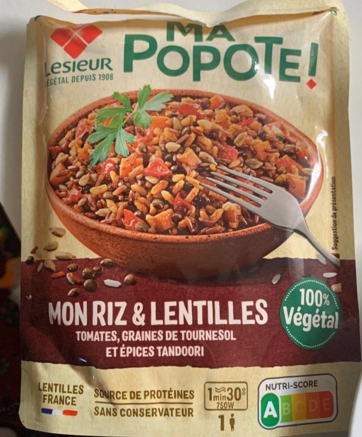 Fotografie - Ma Popote! Riz & lentilles Lesieur