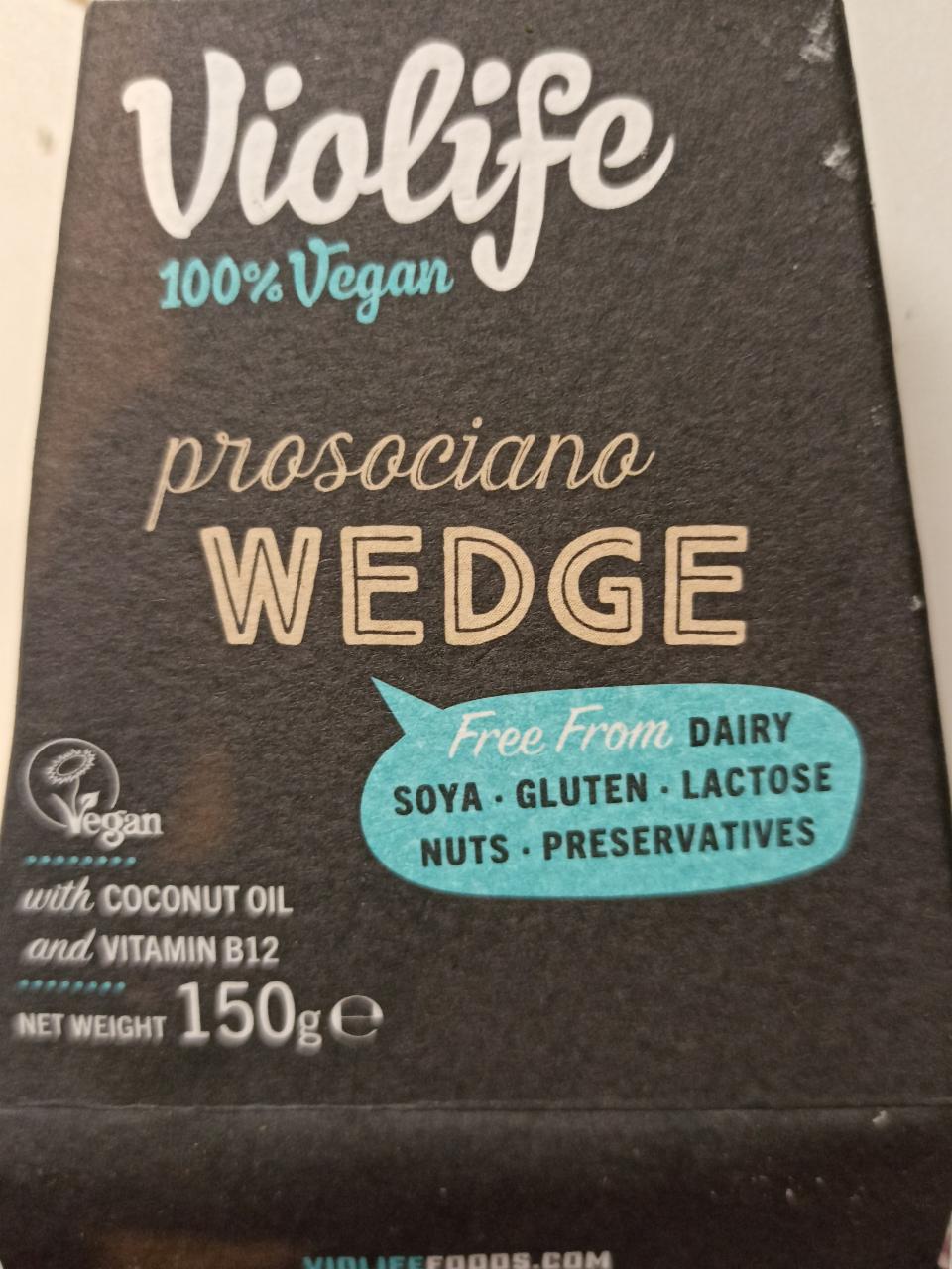 Fotografie - prosociano wedge 100% vegan Violife