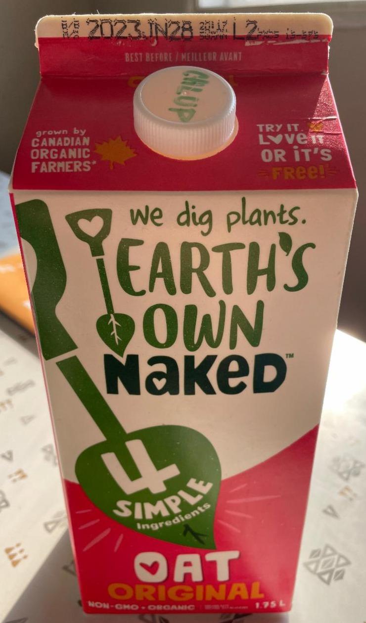 Fotografie - Earth’s Own Oat Original Naked