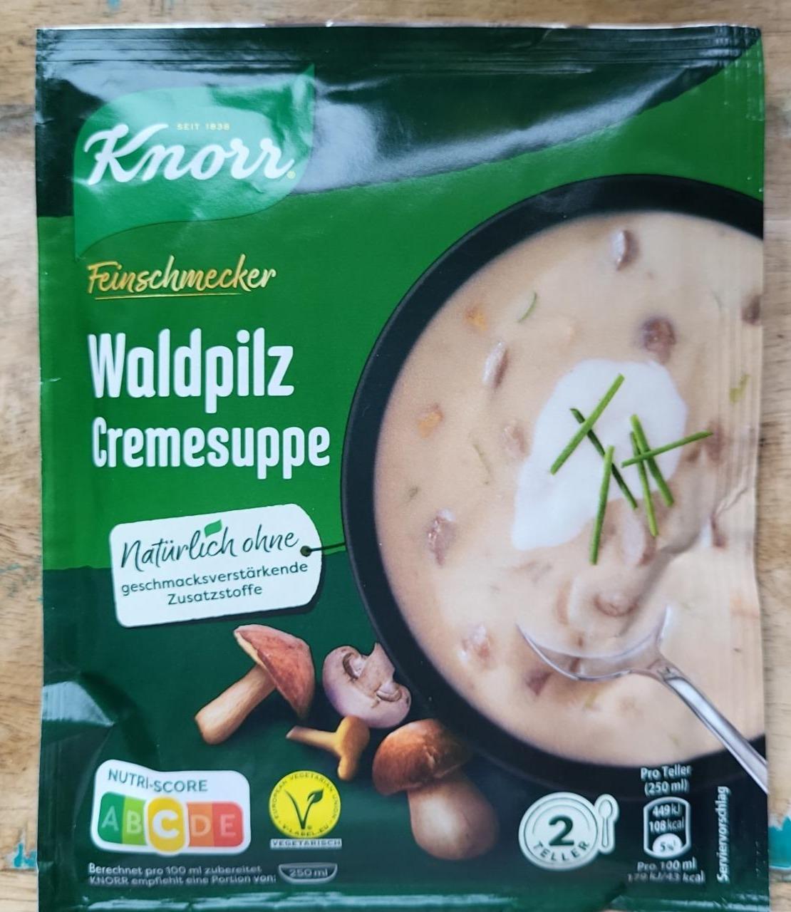 Fotografie - Waldpilz Cremesuppe Knorr