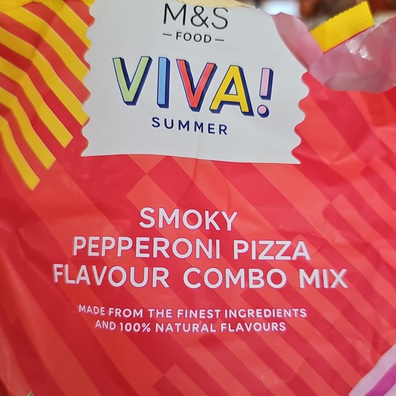 Fotografie - Viva! summer smoky pepperoni pizza flavour combo mix M&S Food