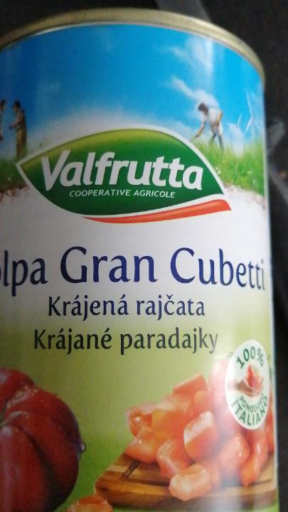 Fotografie - Valfrutta Krájená rajčata