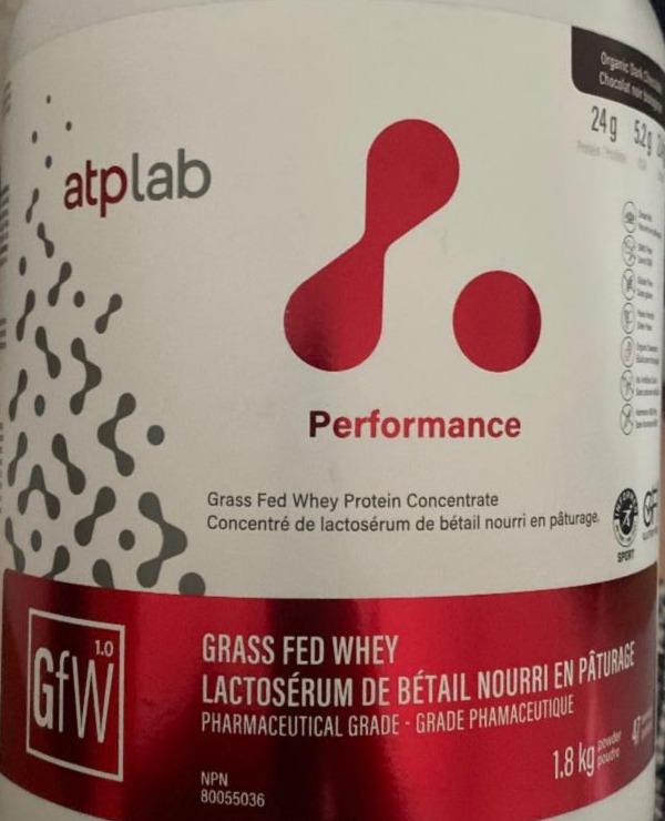 Fotografie - Grass Fed Whey Performance Chocolate Atplab