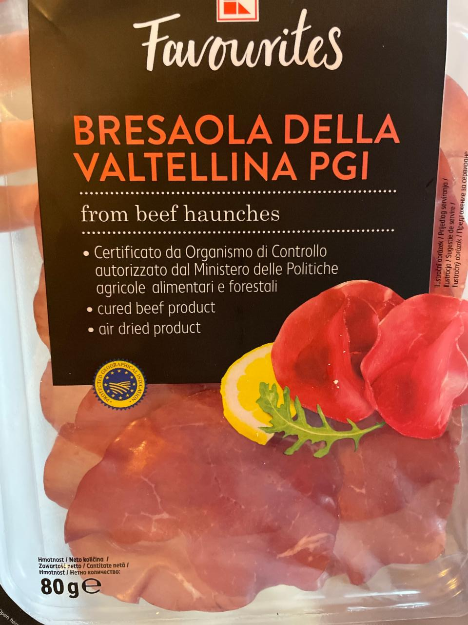 Fotografie - Bresaola della Valtellina PGI K-Favourites