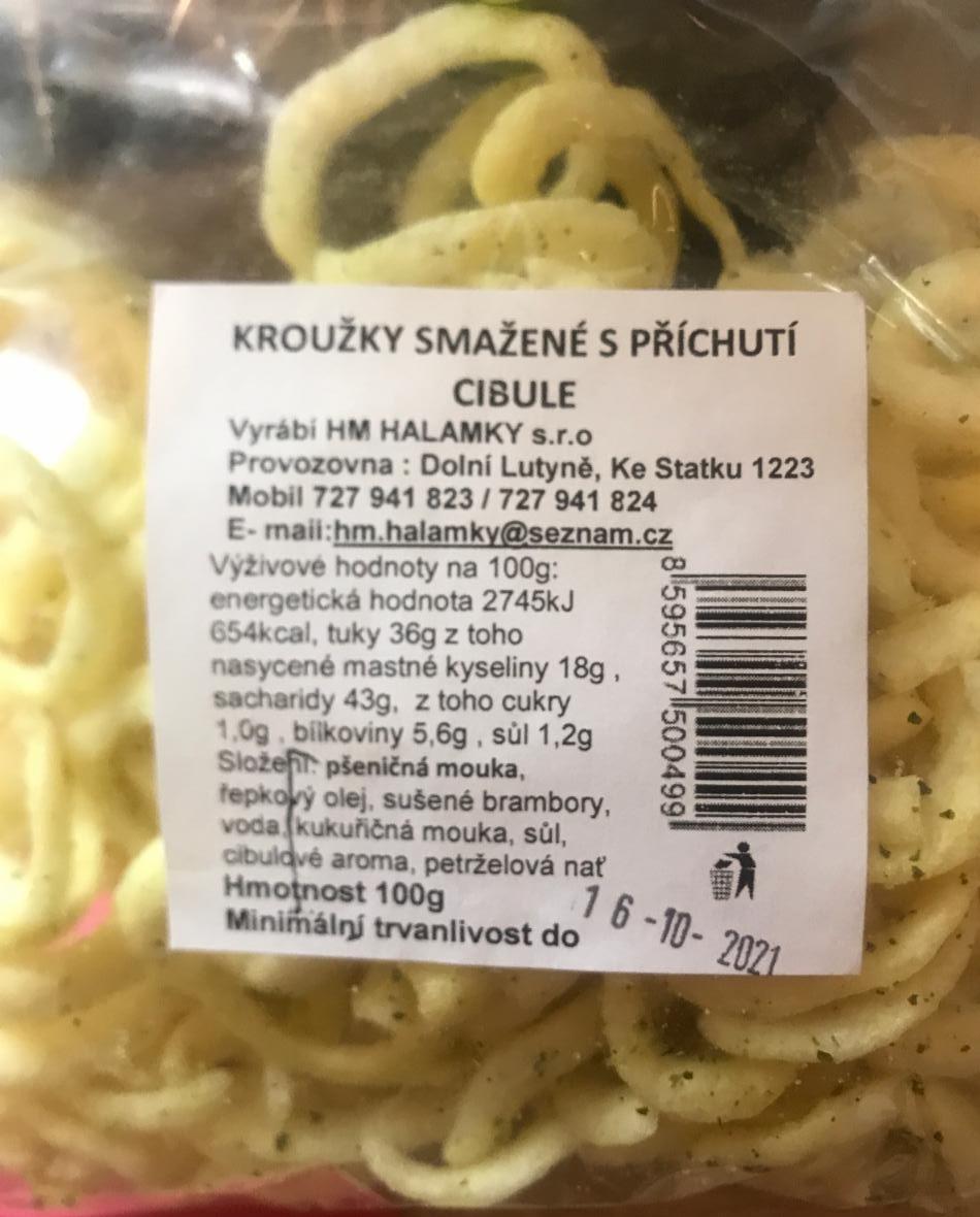 Fotografie - Kroužky smažené s příchutí cibule HM Halamky