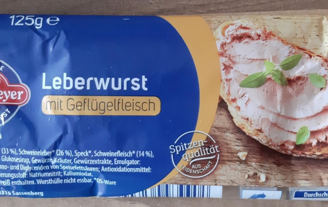 Fotografie - Leberwurst mit geflügelfleisch Stockmeyer