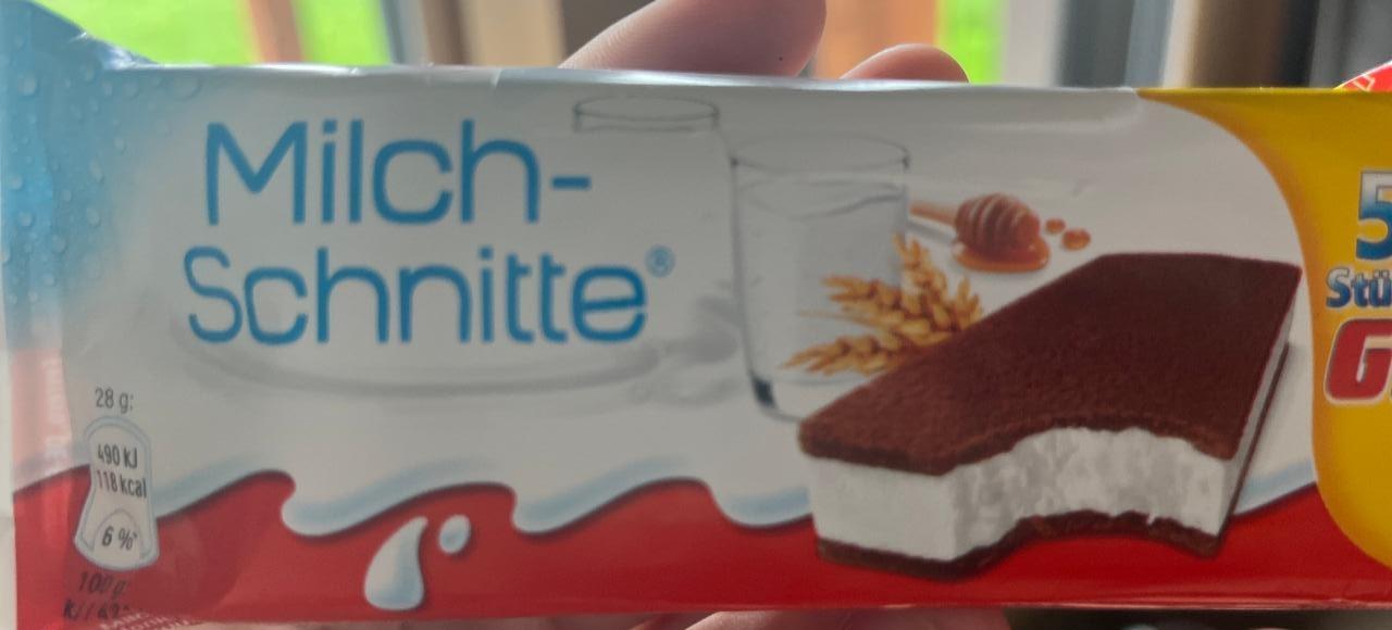 Fotografie - Kinder Milch-Schnitte Ferrero