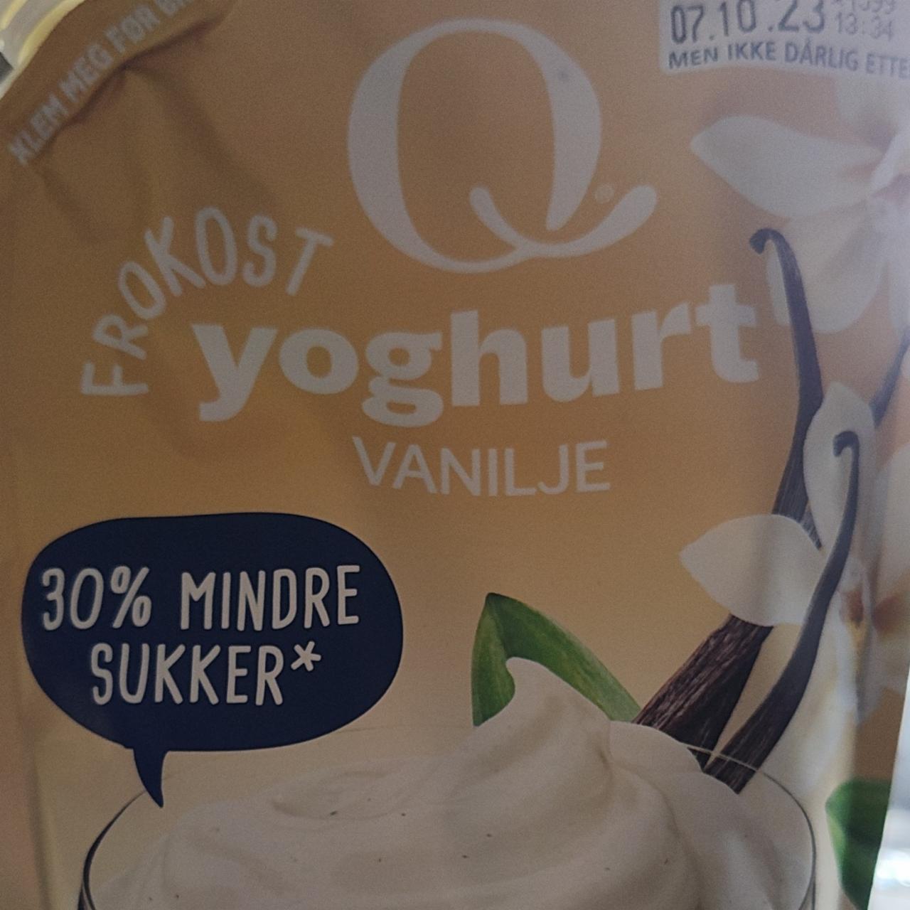 Fotografie - Frokost Yoghurt vanilje Q