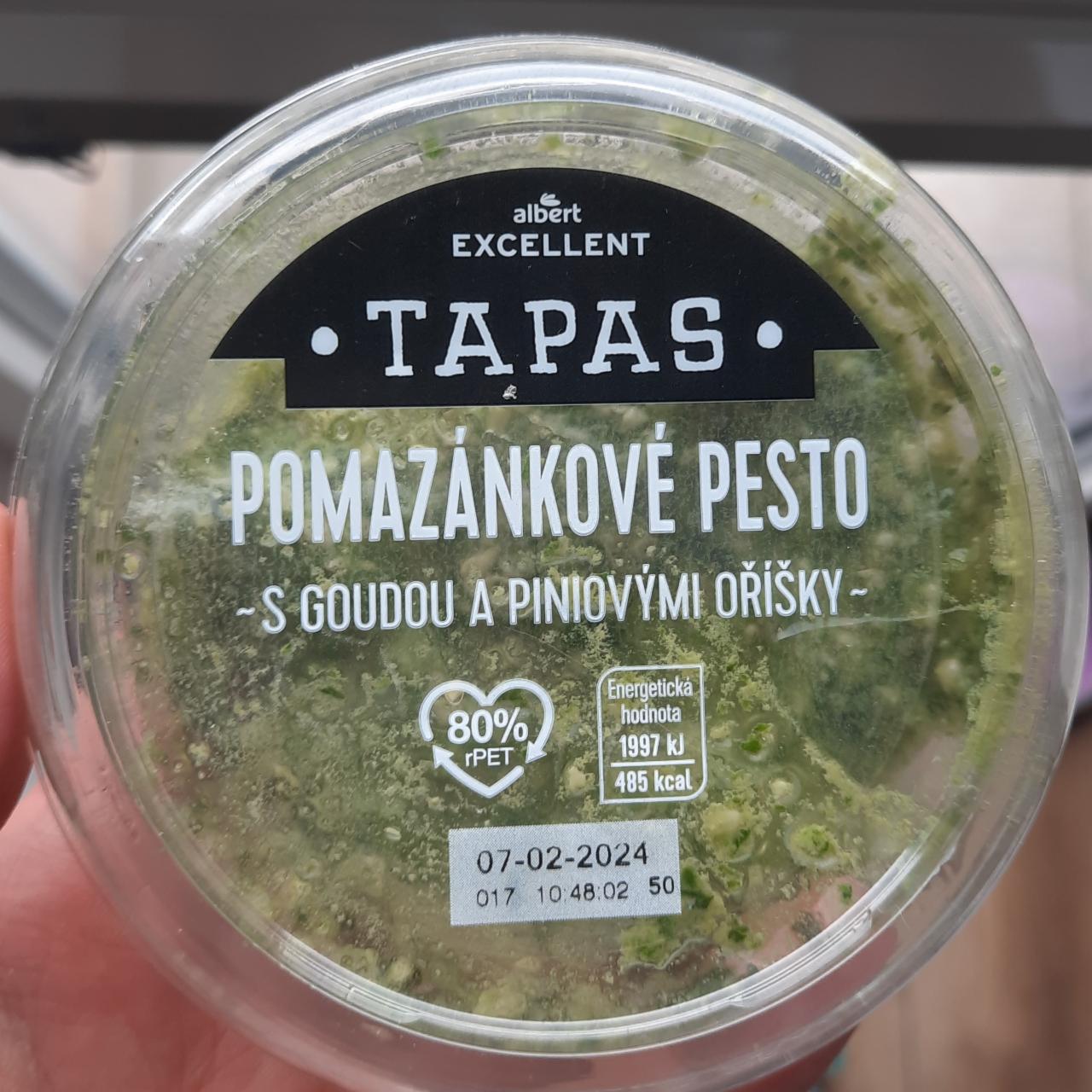 Fotografie - Tapas pomazánkové pesto s goudou a piniovými oříšky Albert Excellent