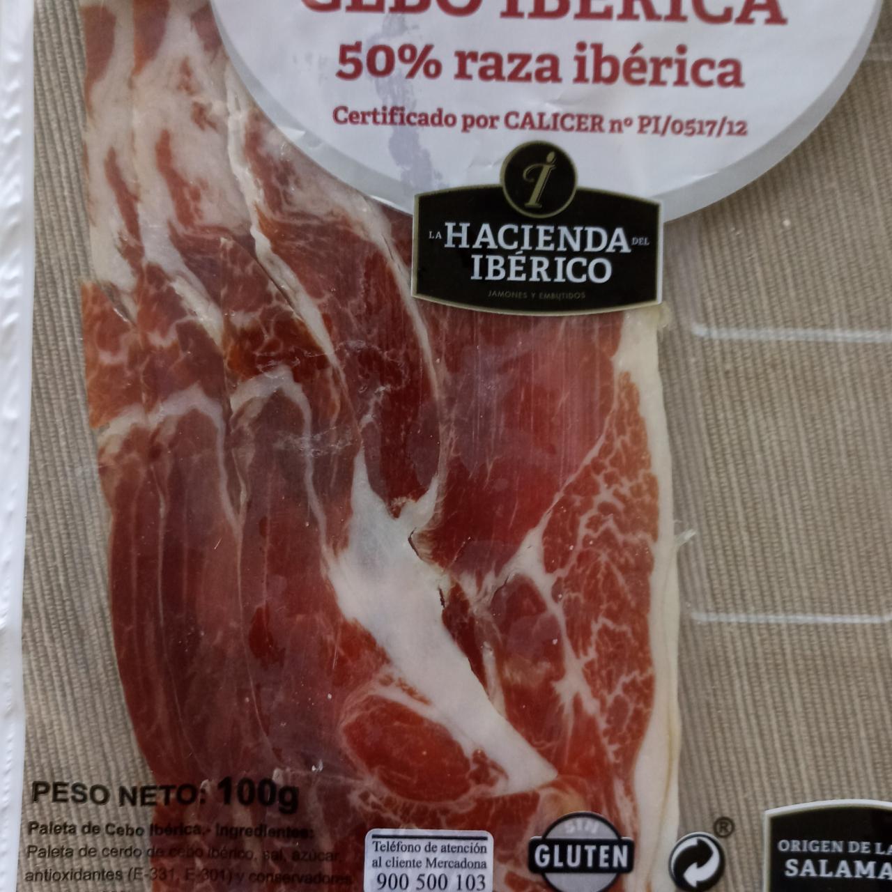 Fotografie - Paleta de cebo ibérica 50% raza ibérica La Hacienda del Iberico