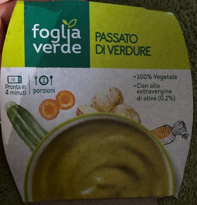 Fotografie - Passato di verdure Foglia Verde