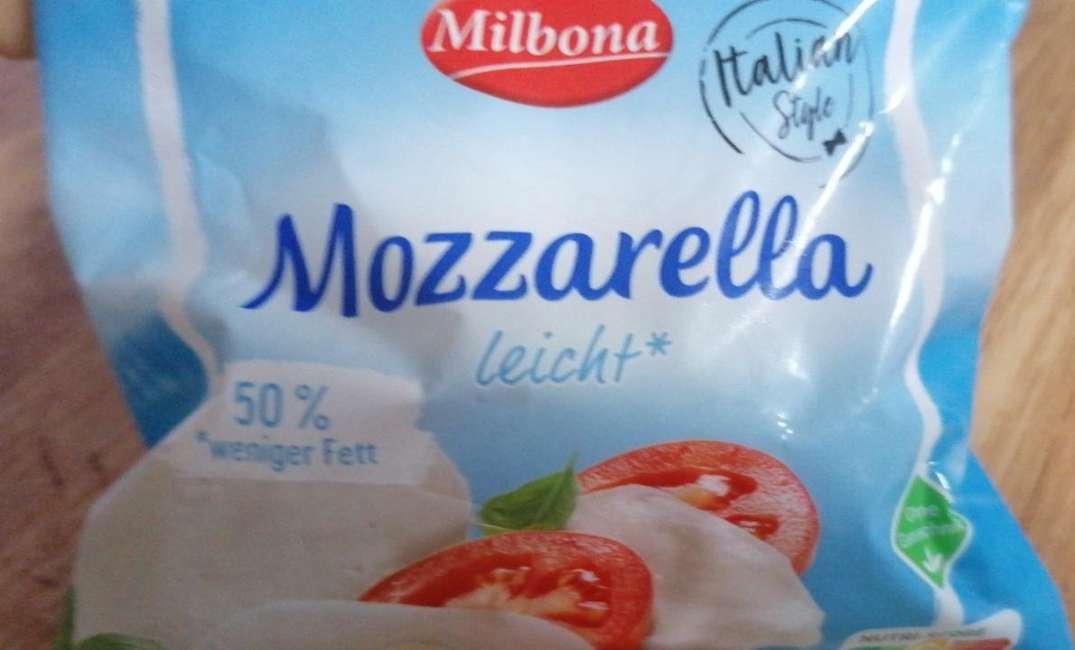 Fotografie - Mozzarella leicht Milbona