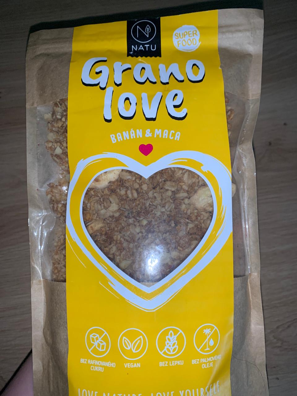 Fotografie - Grano Love Banán Maca Natu