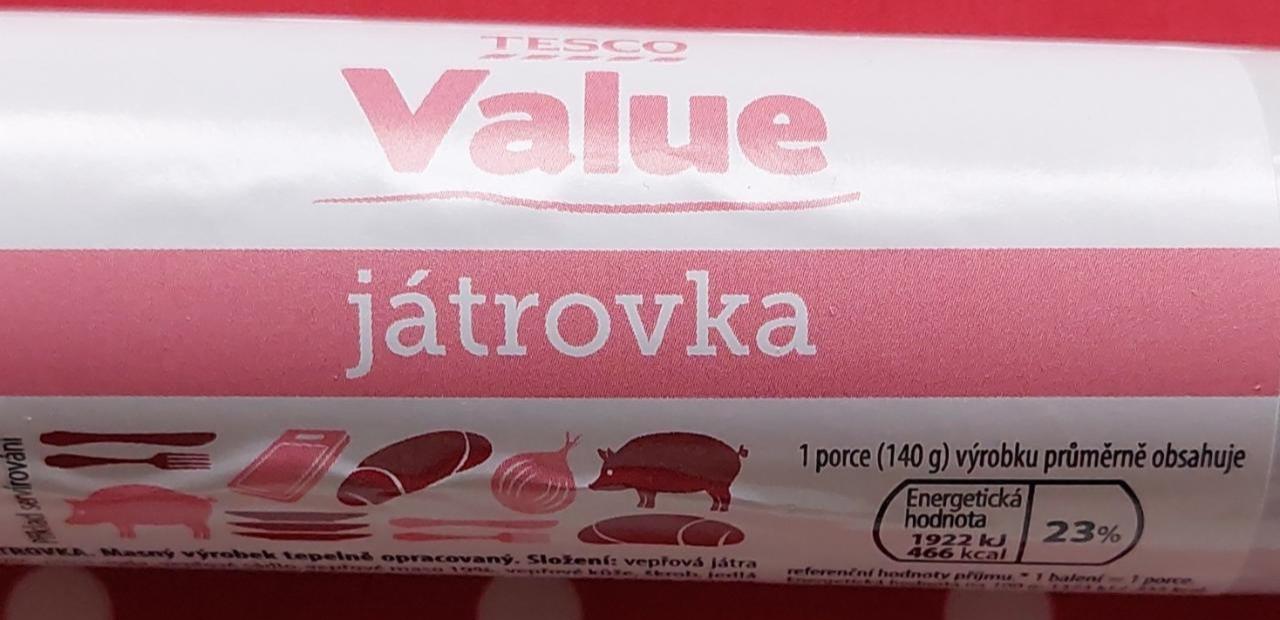 Fotografie - Játrovka Tesco value