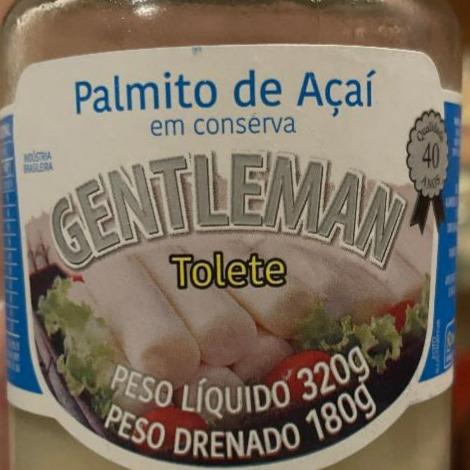 Fotografie - Palmito de Acaí em conserva Gentleman