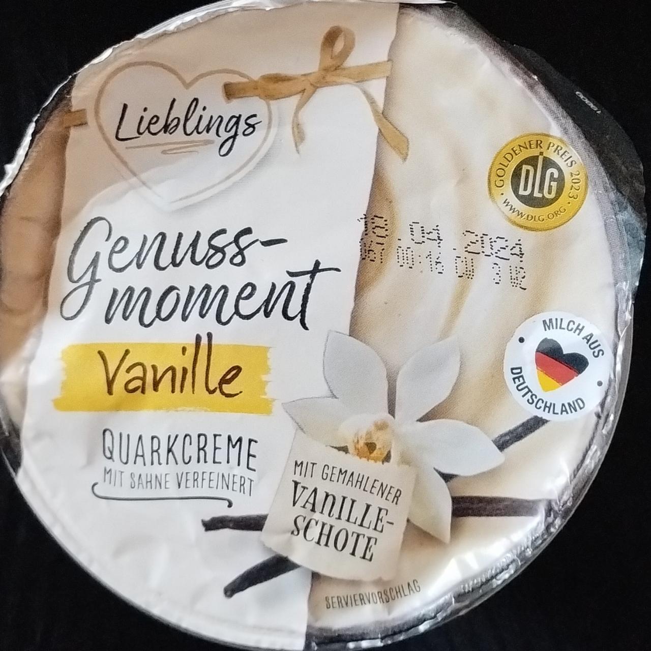 Fotografie - Genuss-moment Vanille quarkcreme Lieblings