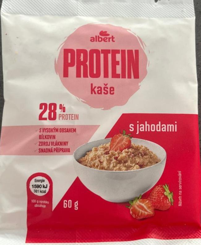 Fotografie - Protein kaše s jahodami Albert