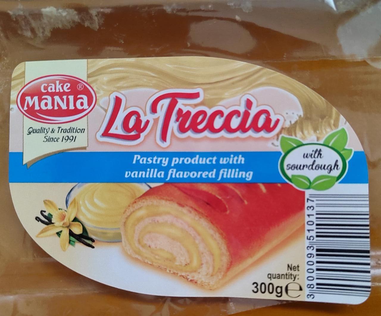 Fotografie - La treccia pastry product with vanilla flavored filling Cake mania