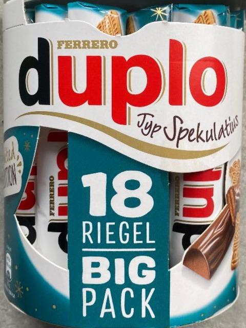 Fotografie - duplo Typ Spekulatius Ferrero