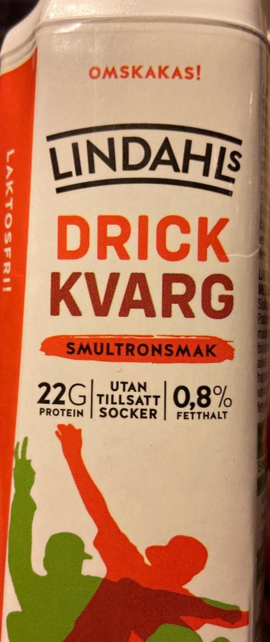 Fotografie - Drick kvarg smultronsmak Lindahls