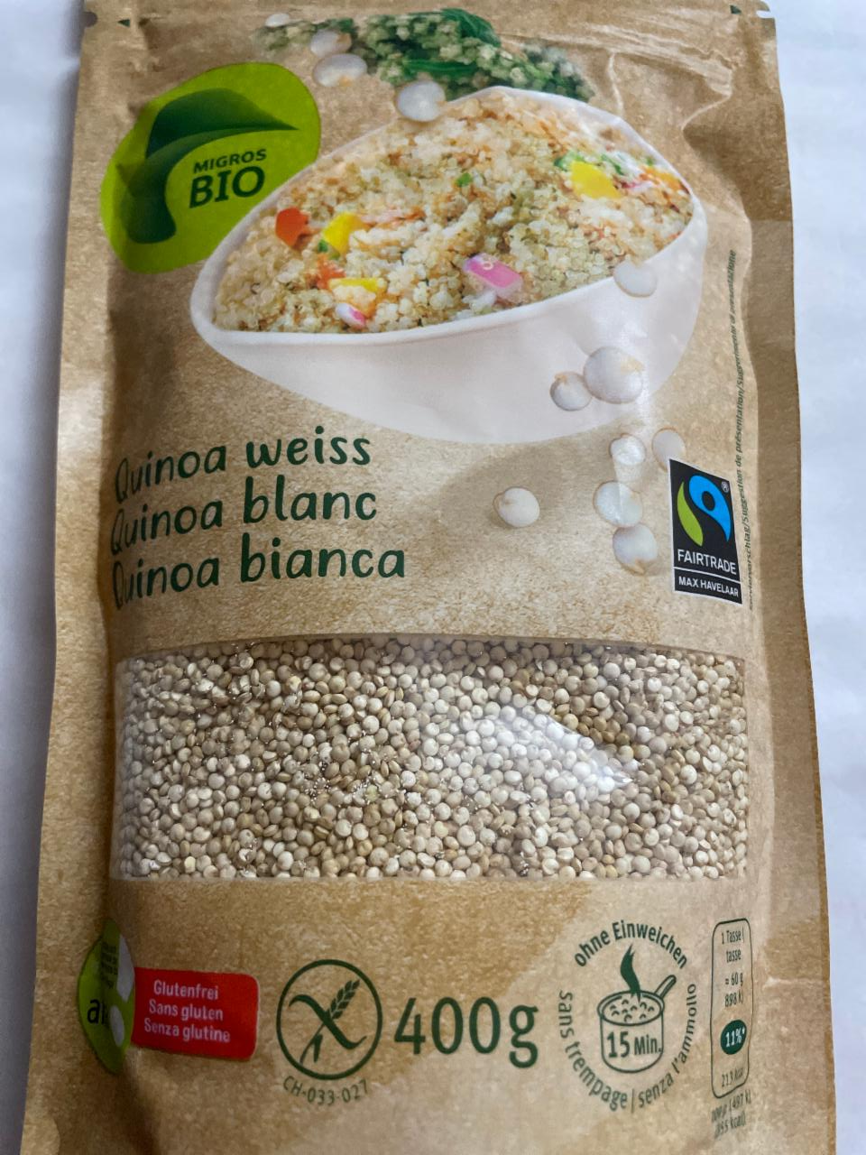 Fotografie - Quinoa weiss Migros Bio