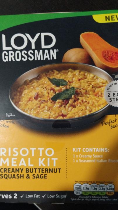 Fotografie - Risotto Meal Kit Creamy Butternut Squash & Sage - Loyd Grossman