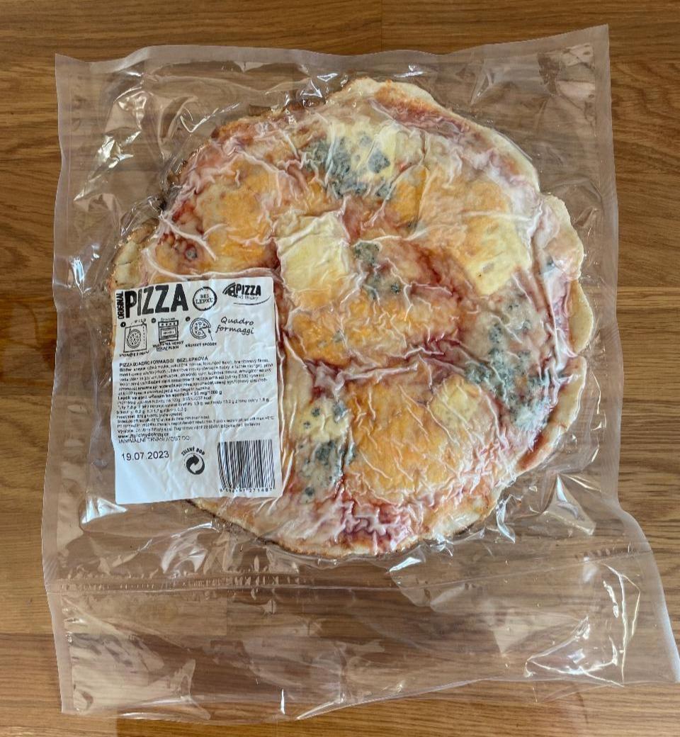 Fotografie - Original Pizza Quadro formaggi bezlepková Pizza od Jitulky