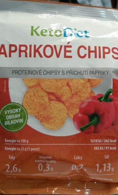 Fotografie - Paprikové chipsy KetoDiet