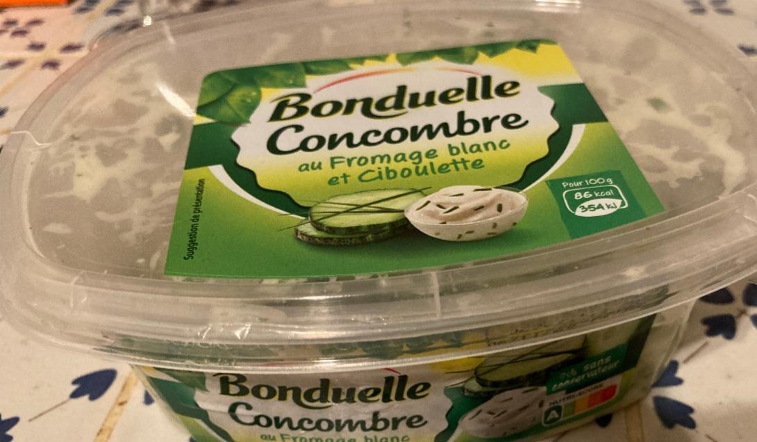 Fotografie - Concombre au Fromage blanc et Ciboulette Bonduelle