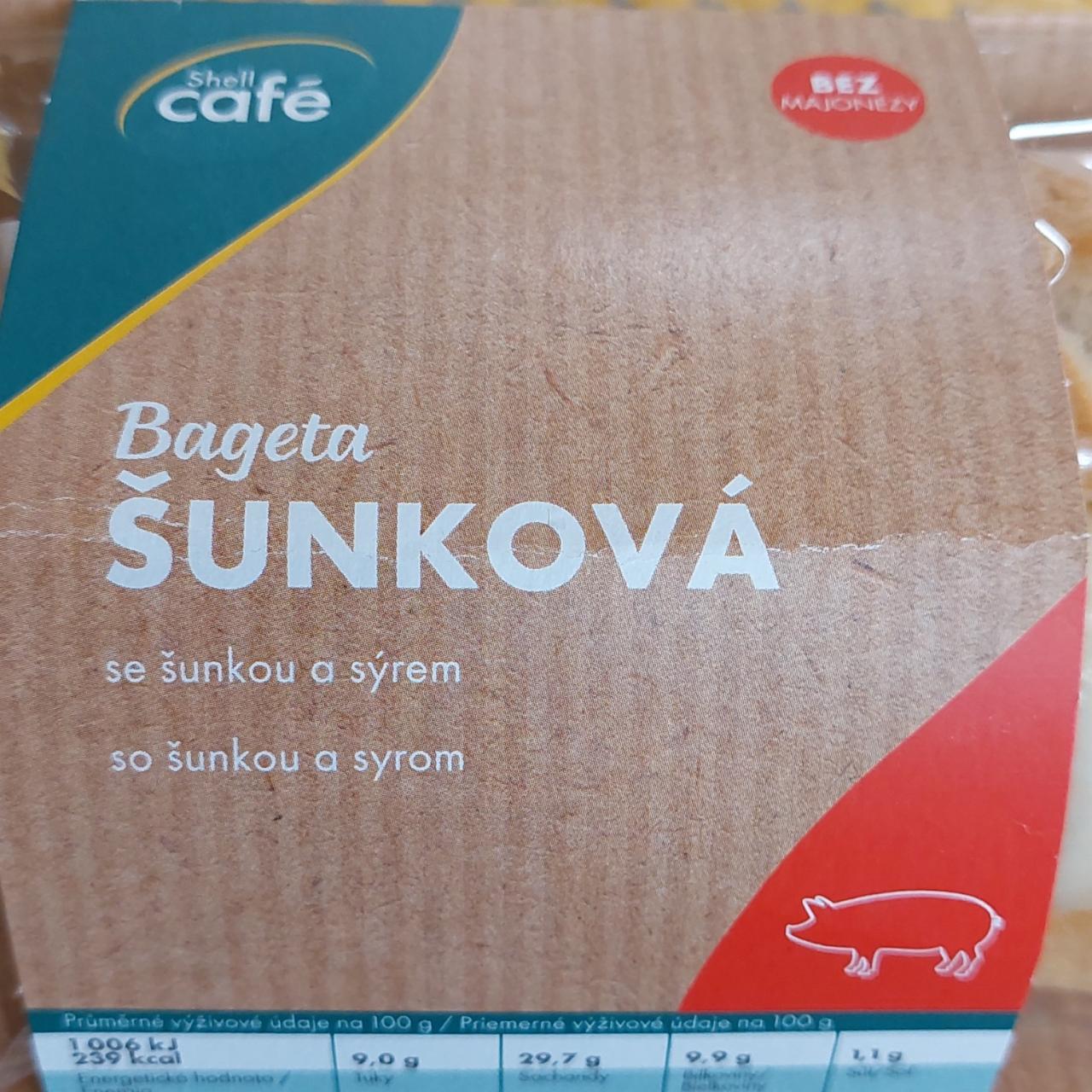 Fotografie - Bageta ŠUNKOVÁ se šunkou a sýrem Shell café