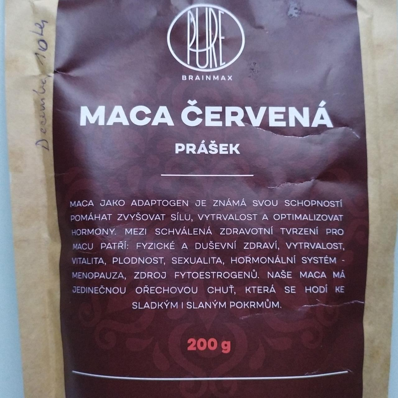 Fotografie - Pure Maca červená prášek BrainMax