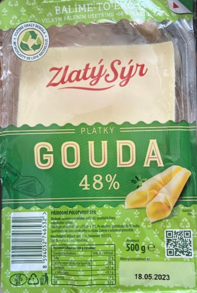 Fotografie - Gouda 48% Zlatý sýr