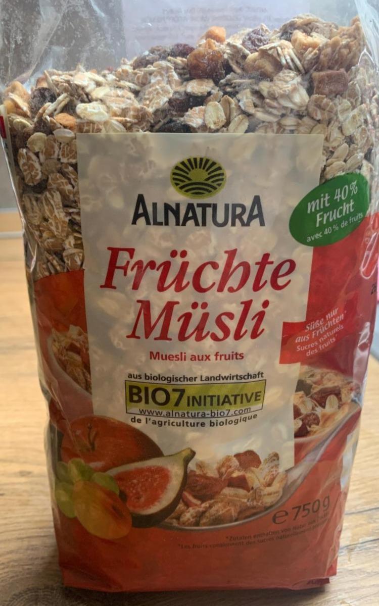 Fotografie - Bio Früchte Müsli Alnatura