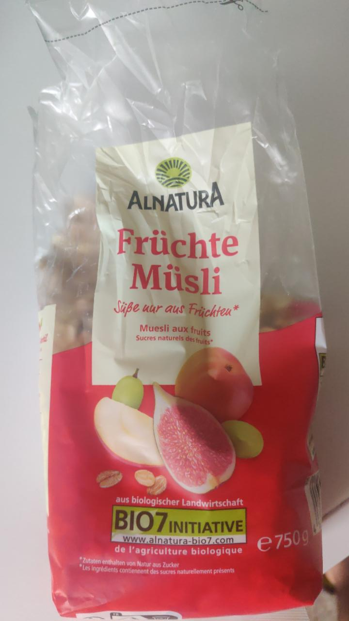 Fotografie - Bio Früchte Müsli Alnatura