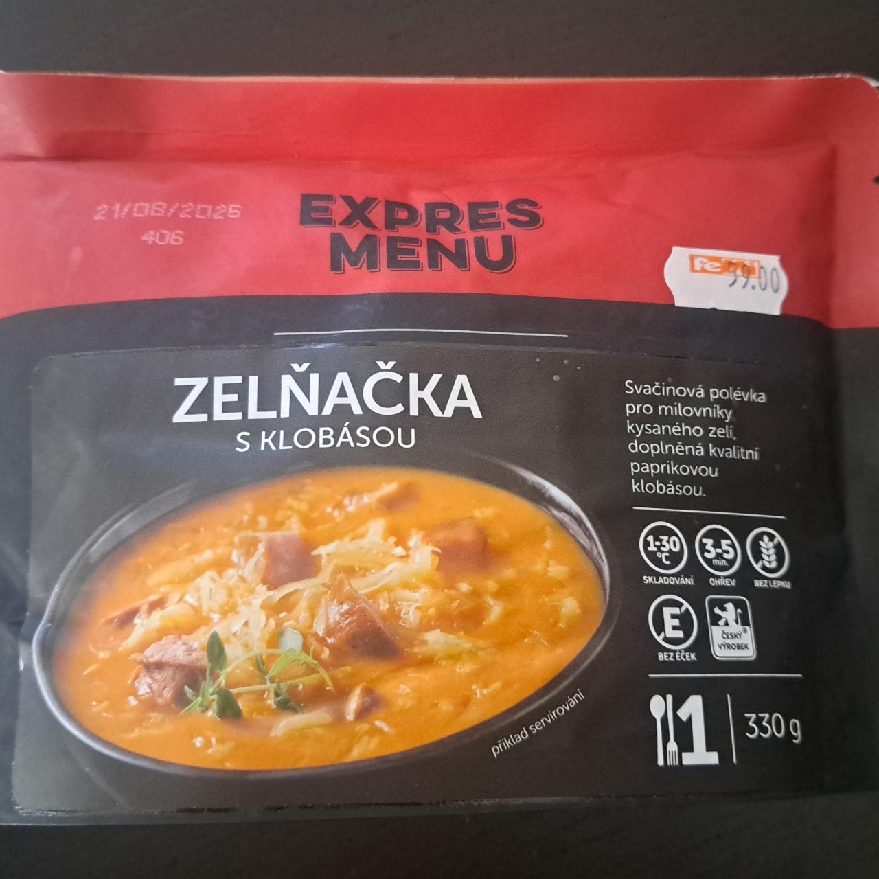 Fotografie - zelňačka s klobásou Expres menu