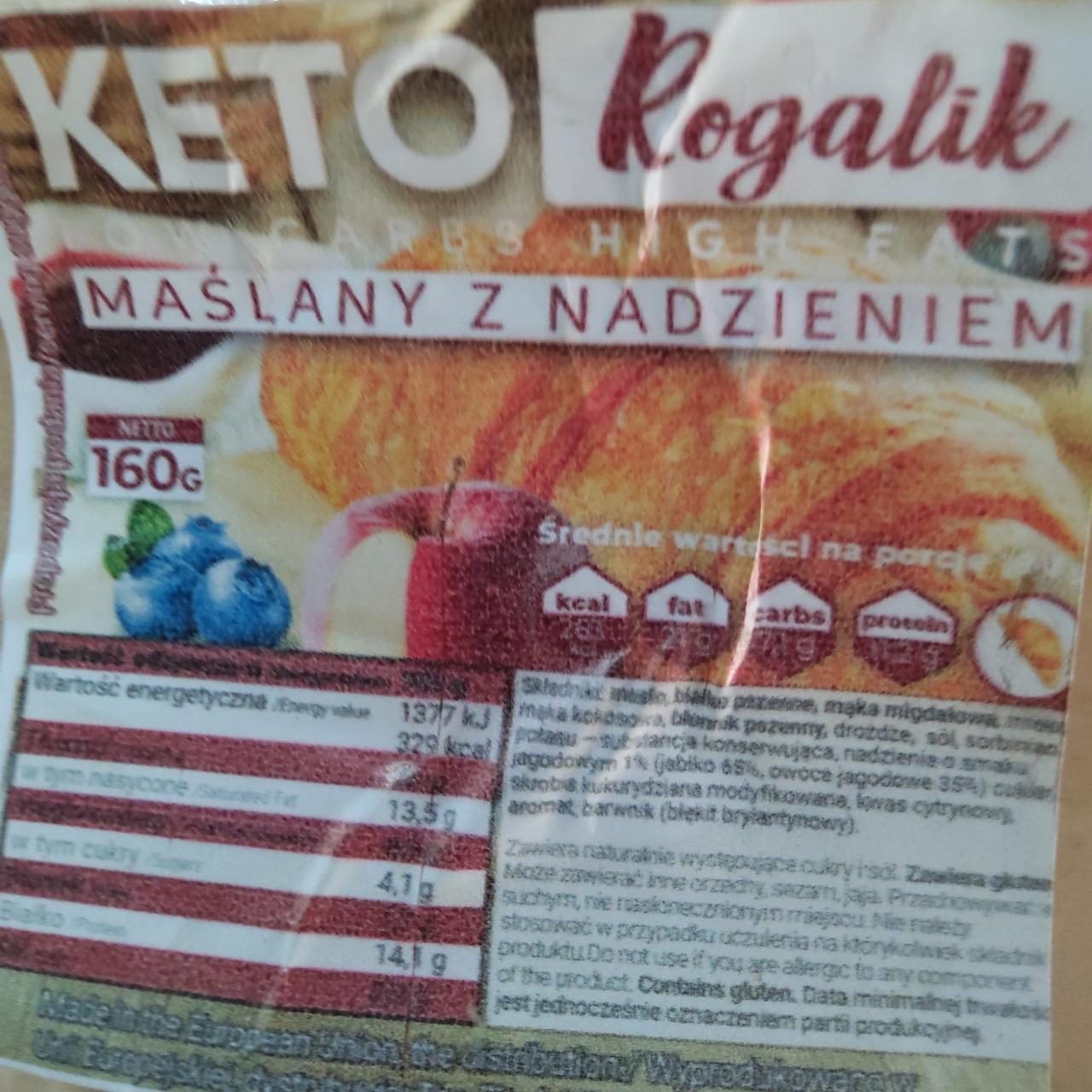 Fotografie - Keto Rogalik maślany z nadzieniem CambioLabs