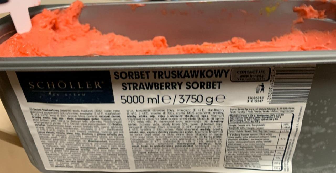 Fotografie - strawberry sorbet Schöller