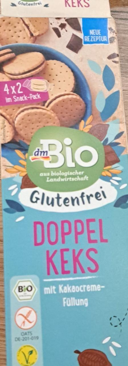 Fotografie - dm doppel keks Doppel Keks glutenfrei mit Kokoscreme-Füllung dmBio