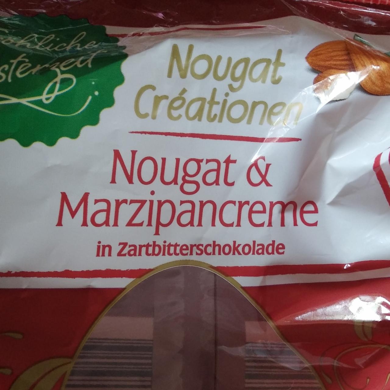 Fotografie - Nougat & Marzipancreme in Zartbitterschokolade Nougat Créationen