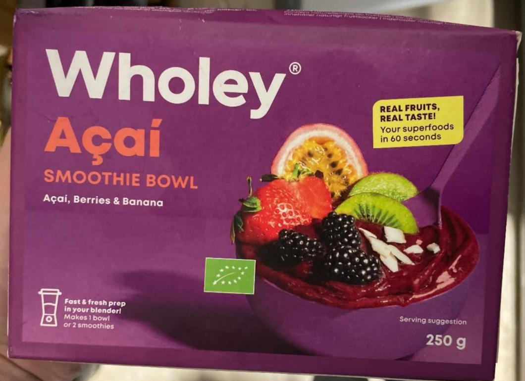 Fotografie - Acai smoothie bowl Wholey