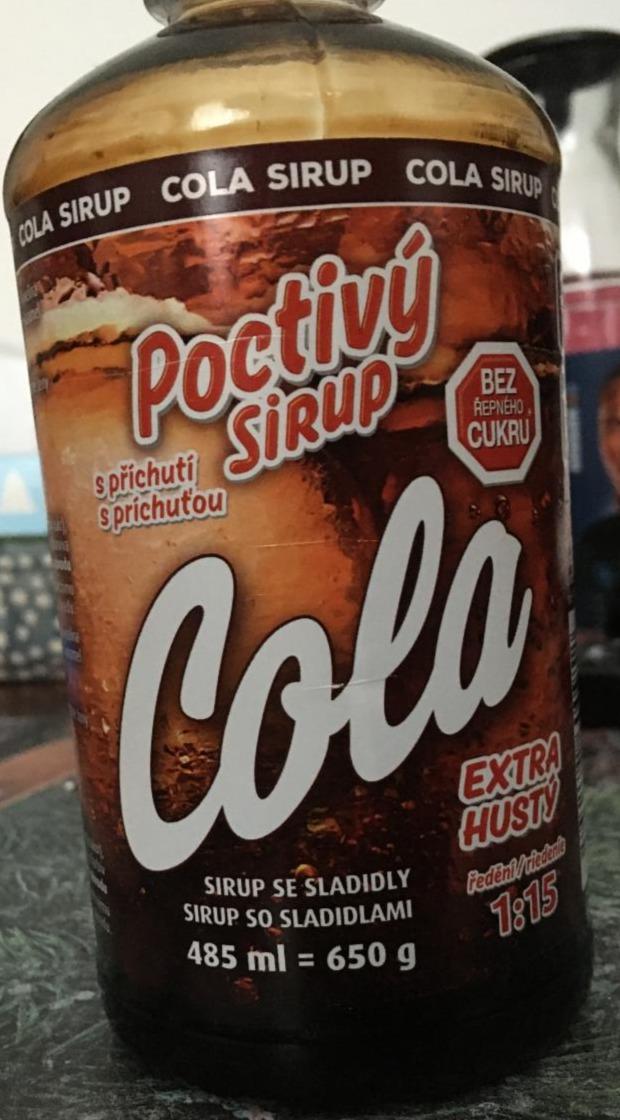 Fotografie - Poctivý sirup s příchutí Cola Victae