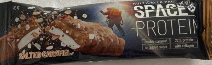 Fotografie - Multilayer protein bar Salted caramel Space Protein