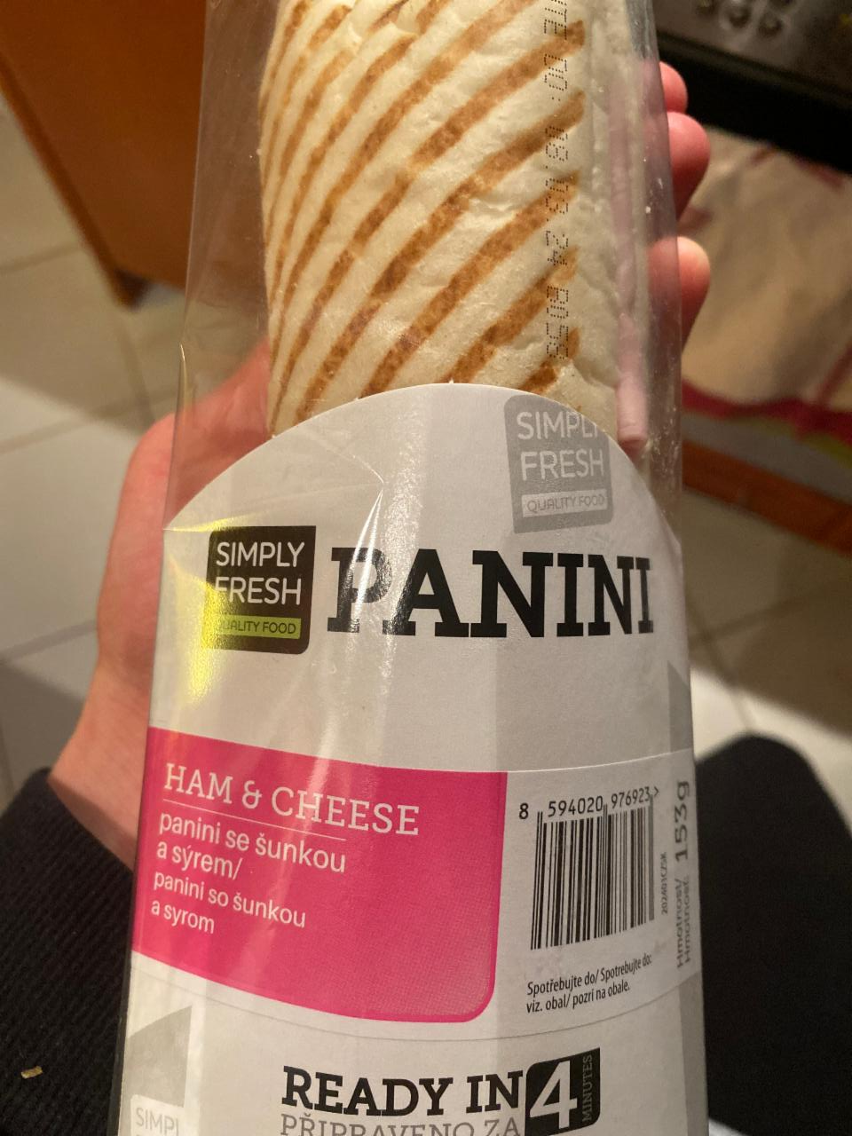 Fotografie - Panini Ham & Cheese Simply Fresh