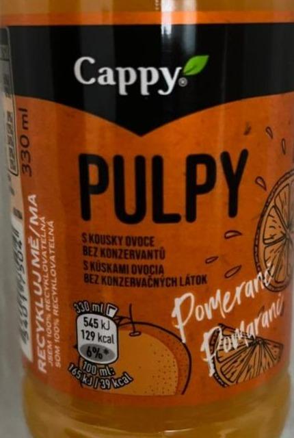 Fotografie - Pulpy pomeranč Cappy